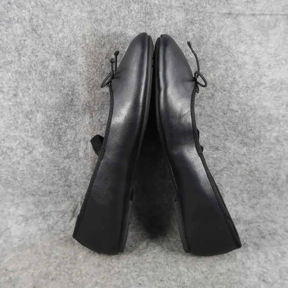 Wonder Nation Shoes Kids 5 Ballet Flats Girls Slip On Black Bow Casual Dress